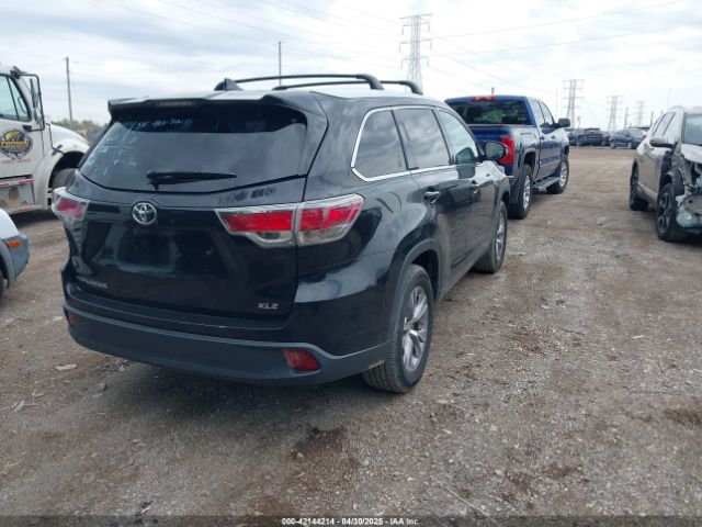 5TDKKRFH3FS076080 Toyota Highlander Xle V6
