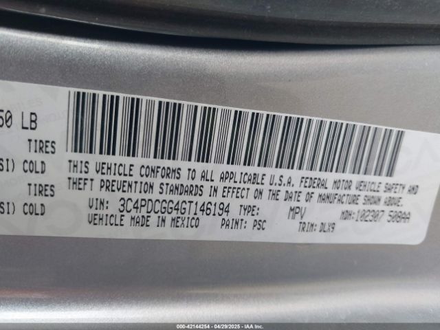 3C4PDCGG4GT146194 Dodge Journey Crossroad Plus