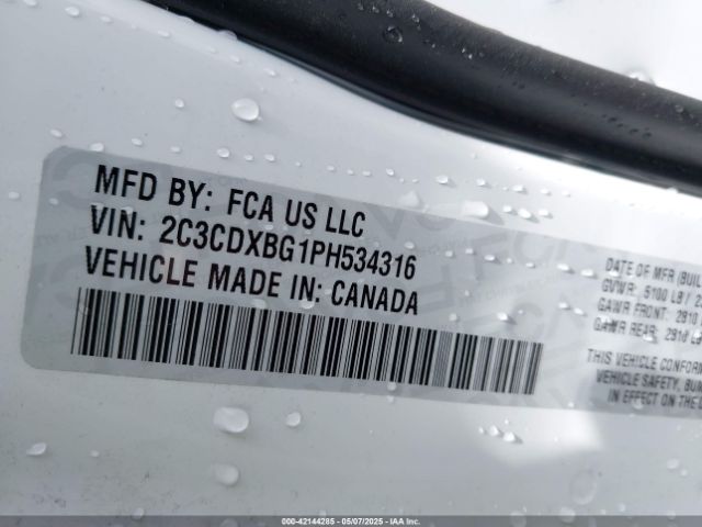 2023 DODGE CHARGER 2C3CDXBG1PH534316 Photo 8