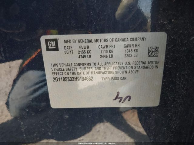 2G1105S32H9194632 Chevrolet IMPALA 1LT