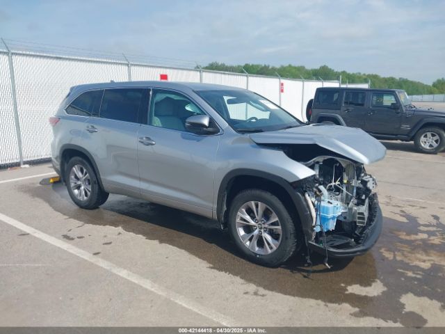 2016 TOYOTA HIGHLANDER 5TDBKRFH9GS232947