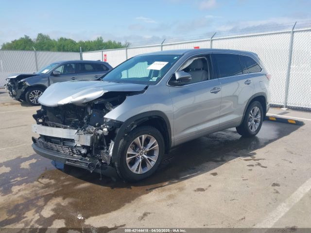 2016 TOYOTA HIGHLANDER 5TDBKRFH9GS232947 Photo 1