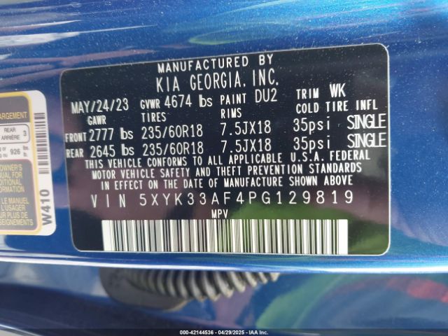 2023 KIA SPORTAGE 5XYK33AF4PG129819 Photo 8