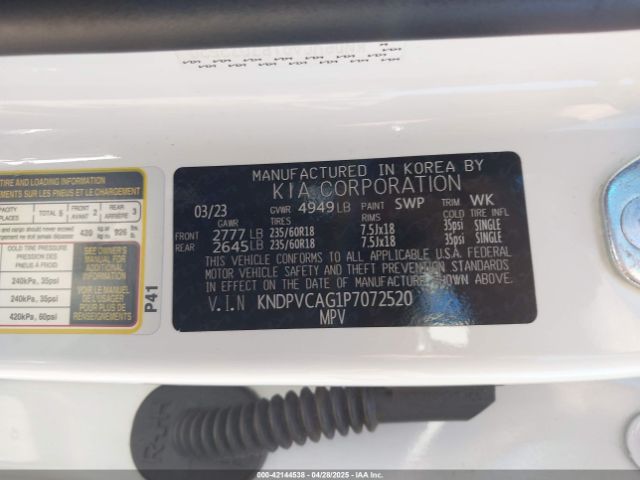 2023 KIA SPORTAGE HYBRID KNDPVCAG1P7072520 Photo 8