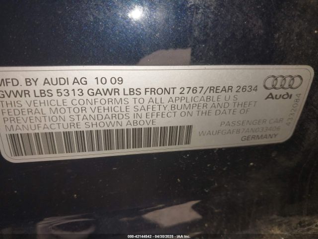 2010 AUDI A6 WAUFGAFB7AN033406 Photo 8