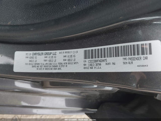 Chrysler 200 S 2015 1C3CCCBB0FN620075 Image 9