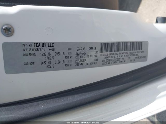 2C4RDGCG2KR723127 Dodge Grand Caravan Sxt