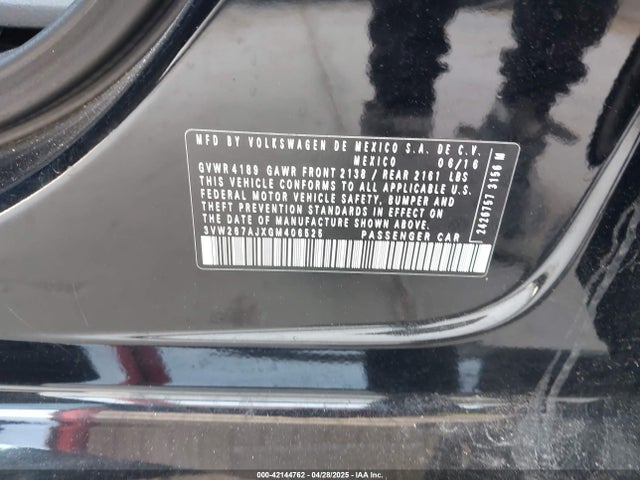 3VW267AJXGM406525 Volkswagen Jetta 1.4t S