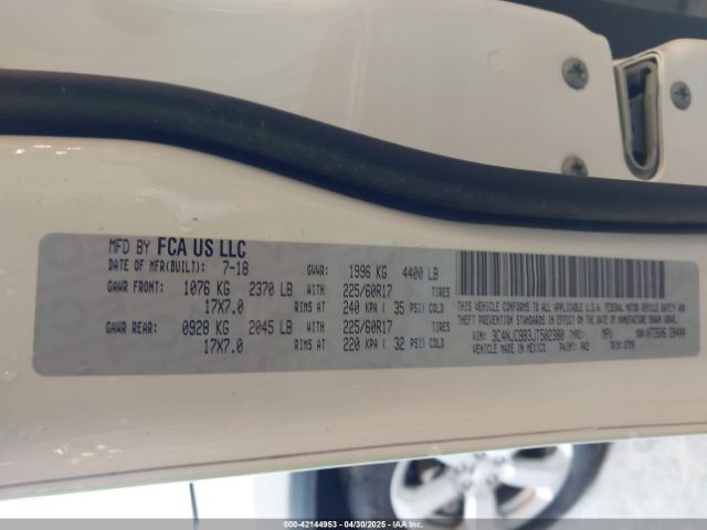 2018 JEEP COMPASS 3C4NJCBB3JT502380 Photo 8