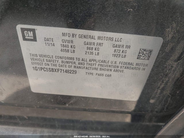 1G1PC5SBXF7148229 Chevrolet LUV
