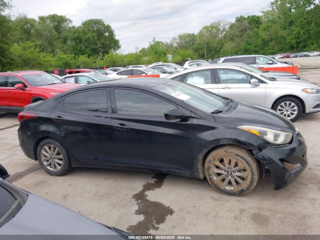 KMHDH4AE6FU301087 Hyundai ELANTRA SE