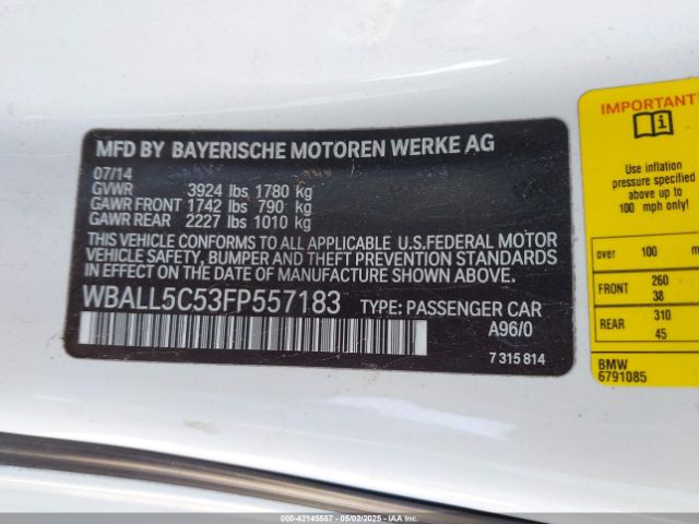 WBALL5C53FP557183 BMW Z4 Sdrive28i