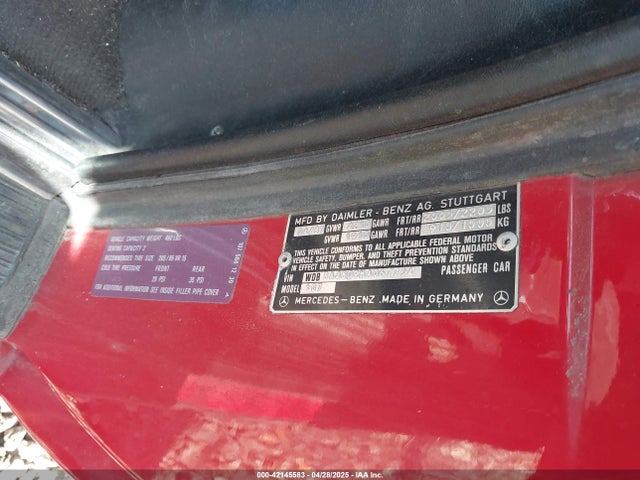 1987 MERCEDES-BENZ 560 WDBBA48D9HA067754 Photo 8