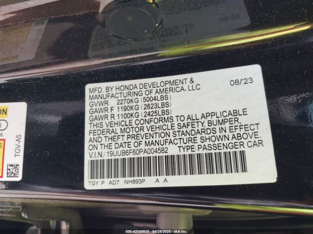 2023 ACURA TLX 19UUB6F60PA004582 Photo 8
