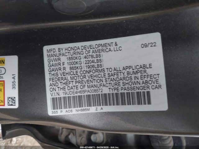 2023 ACURA INTEGRA 19UDE4H65PA008572 Photo 8