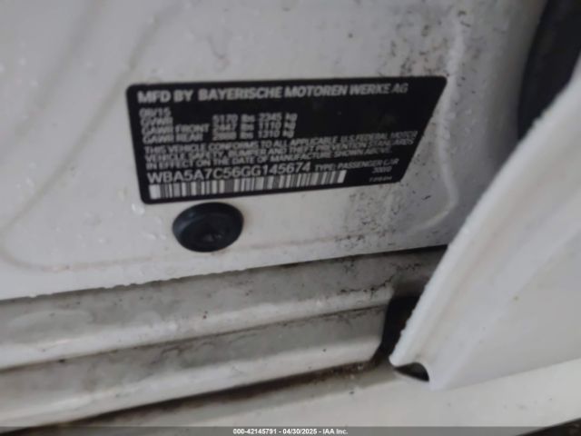 2016 BMW 528I WBA5A7C56GG145674 Photo 8