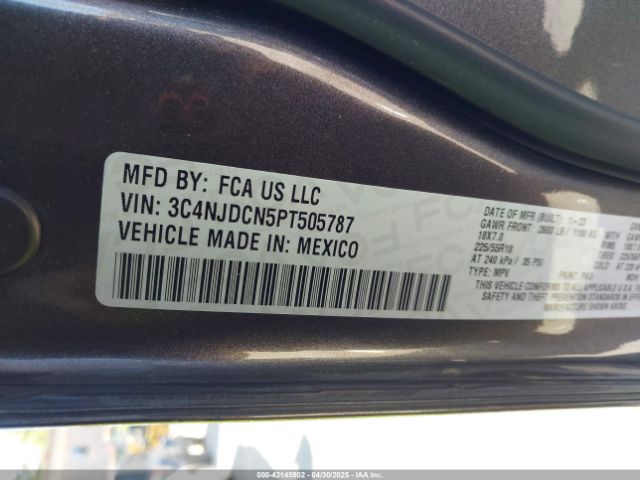 3C4NJDCN5PT505787 Jeep Compass Limited 4x4