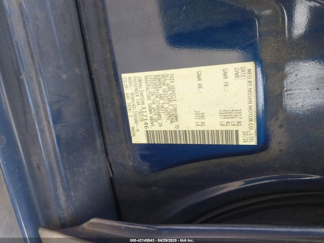 1N4AL3AP1HN312146 Nissan Altima 2.5 Sr