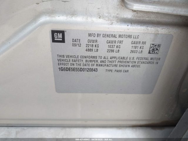 2013 CADILLAC CTS 1G6DE5E55D0120843 Photo 8