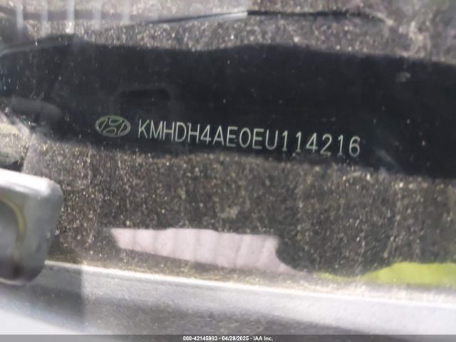 KMHDH4AE0EU114216 Hyundai ELANTRA SE