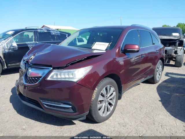2014 ACURA MDX 5FRYD4H47EB033011 Photo 1
