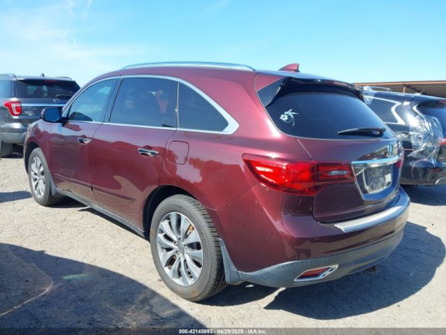 2014 ACURA MDX 5FRYD4H47EB033011 Photo 2