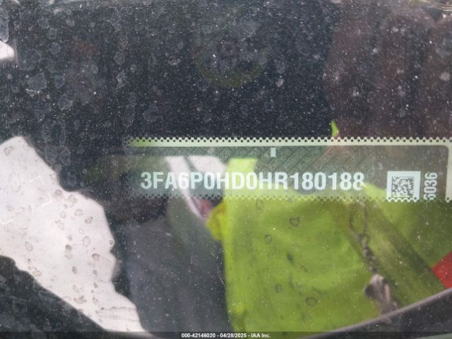 3FA6P0HD0HR180188 Ford FUSION SE