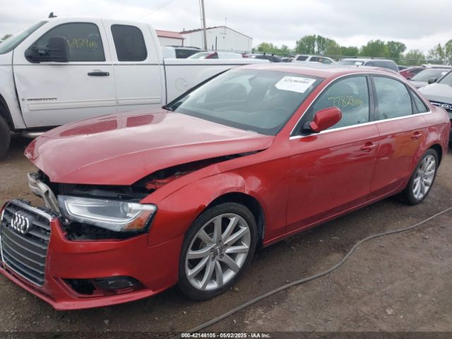 2013 AUDI A4 WAUFFAFL9DN014419 Photo 1