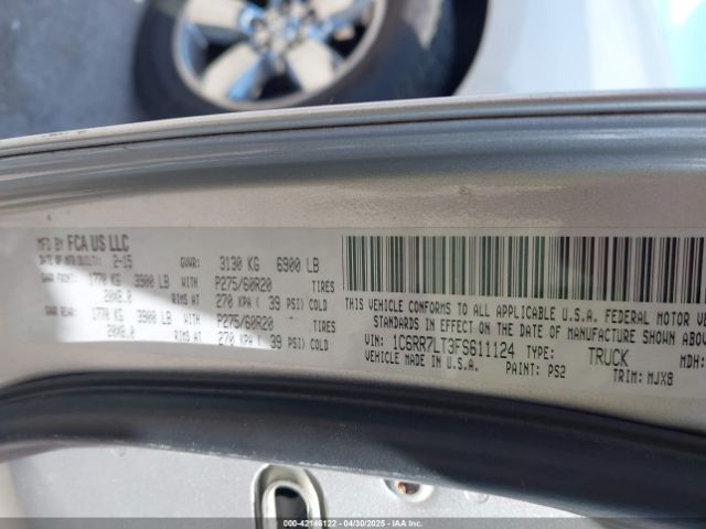 1C6RR7LT3FS611124 RAM 1500 Big Horn