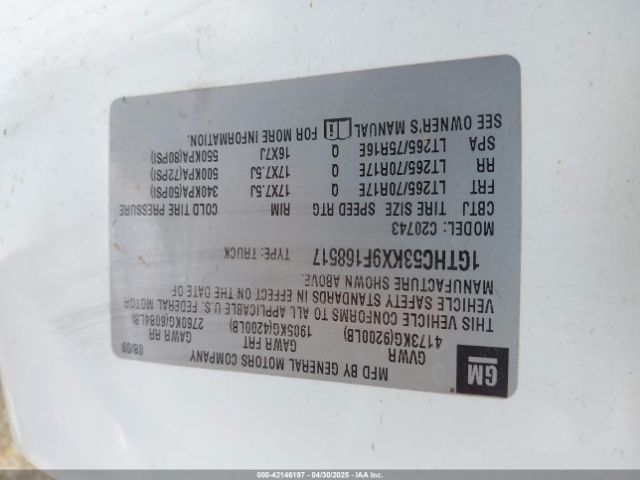 2009 GMC SIERRA 2500HD 1GTHC53KX9F168517 Photo 8