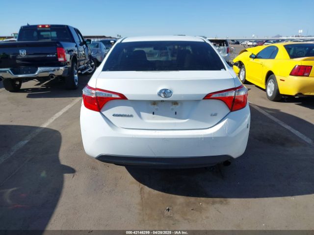 5YFBURHE5FP272589 Toyota COROLLA LE