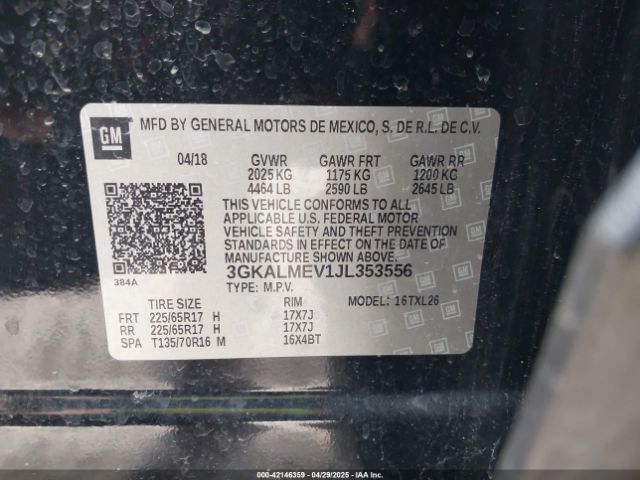 2018 GMC TERRAIN 3GKALMEV1JL353556 Photo 8