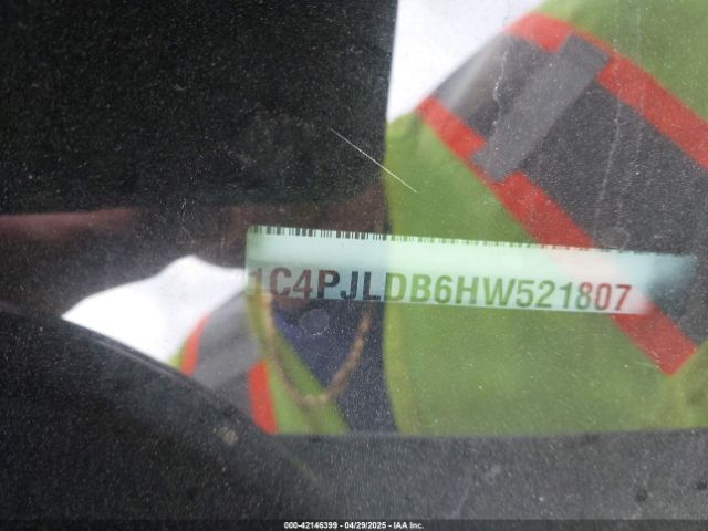 1C4PJLDB6HW521807 Jeep Cherokee Limited Fwd