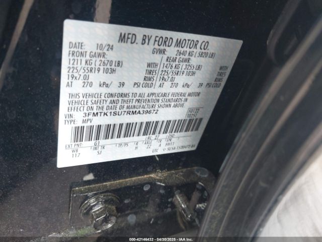 2024 FORD MUSTANG MACH-E 3FMTK1SU7RMA39672 Photo 8