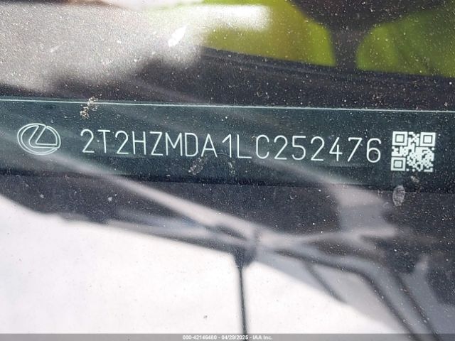 2T2HZMDA1LC252476 Lexus RX 350