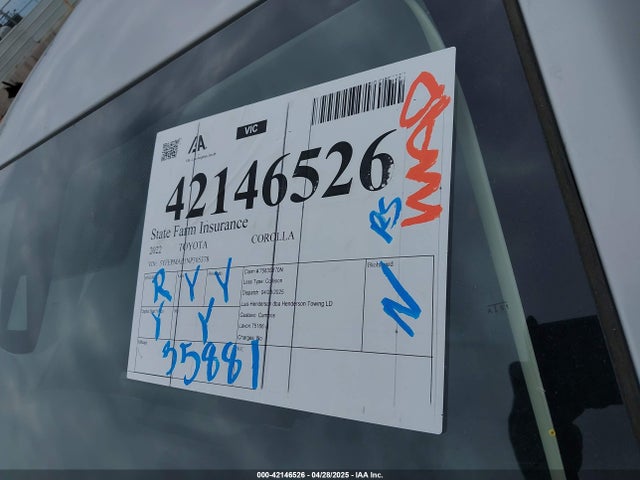 Toyota 2zr-fae 2022 5YFEPMAE5NP305378 Image 17