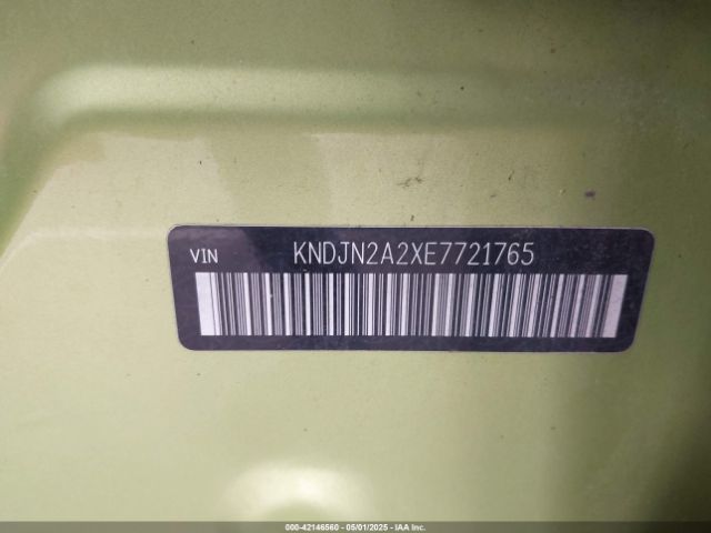 KNDJN2A2XE7721765 KIA Soul