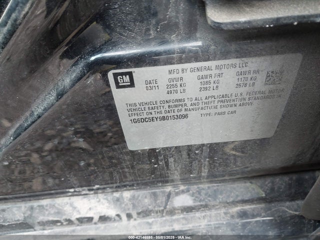 2011 CADILLAC CTS 1G6DC5EY9B0153096 Photo 8