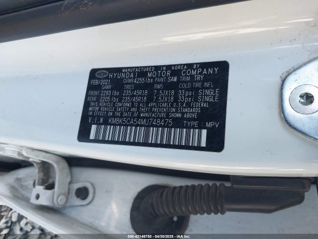 KM8K5CA54MU748475 Hyundai Kona Ultimate