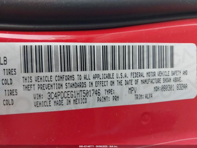 3C4PDCEG1HT501746 Dodge JOURNEY GT