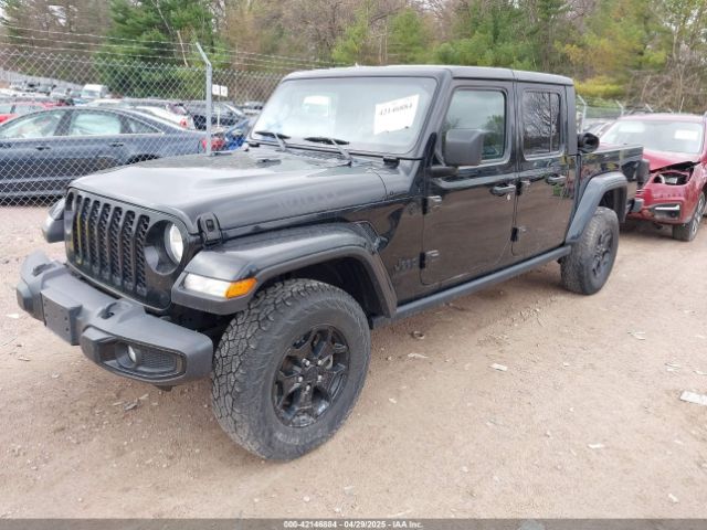 1C6HJTAG7ML542804 Jeep Gladiator Willys Sport 4x4