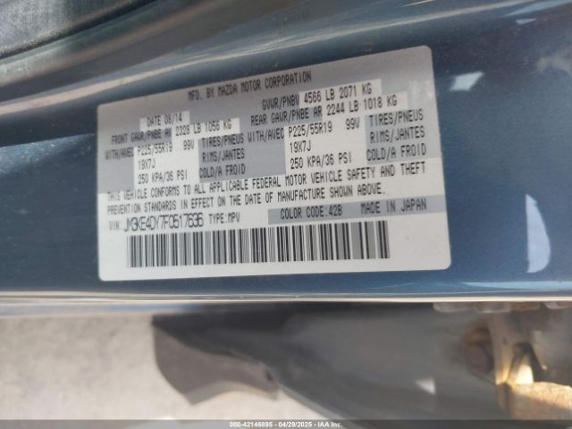 JM3KE4DY7F0517636 Mazda Cx-5 Grand Touring