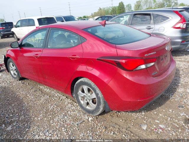 KMHDH4AE9FU358996 Hyundai Elantra Se/sport/limited