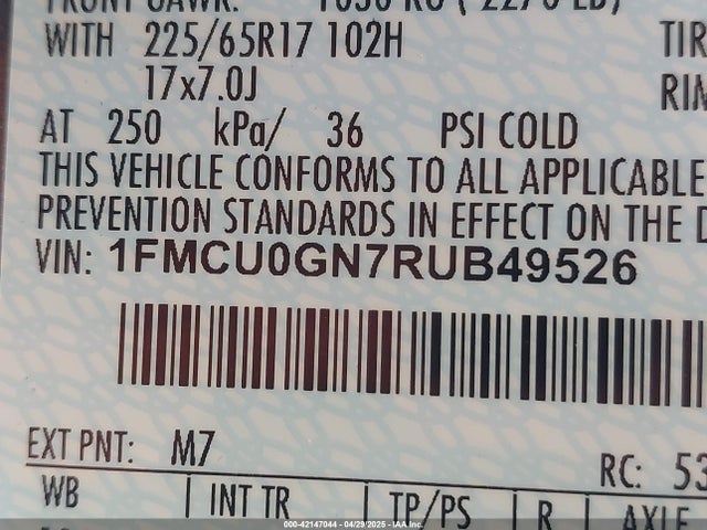 Ford Escape Active 2024 1FMCU0GN7RUB49526 Image 9