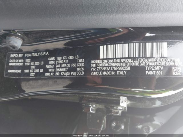 2022 FIAT 500X ZFBNF3A17NP980258 Photo 8