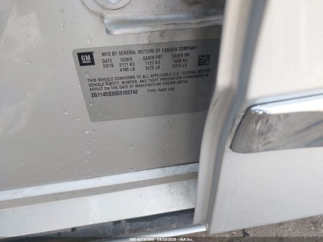 2G1145S35G9183742 Chevrolet IMPALA 2LZ