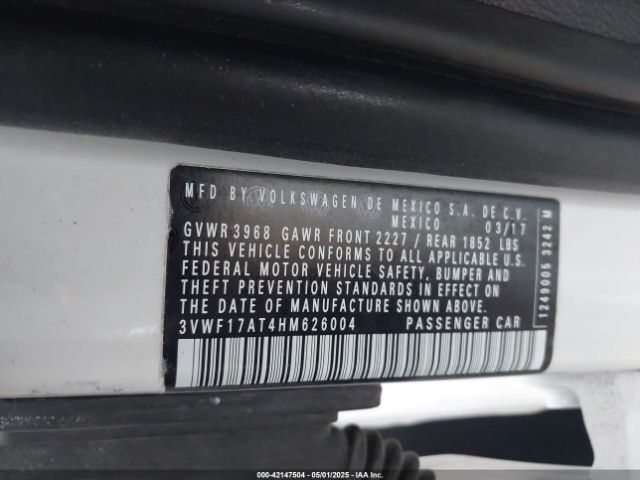 2017 VOLKSWAGEN BEETLE 3VWF17AT4HM626004 Photo 8