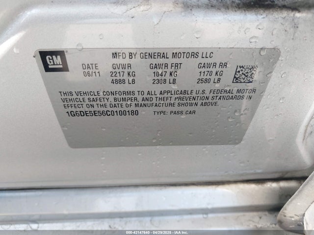 2012 CADILLAC CTS 1G6DE5E56C0100180 Photo 8