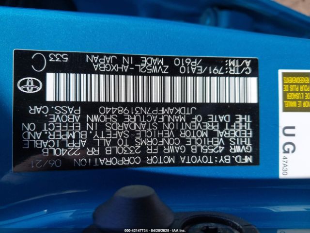 JTDKAMFP7N3198440 Toyota Prius Prime Xle