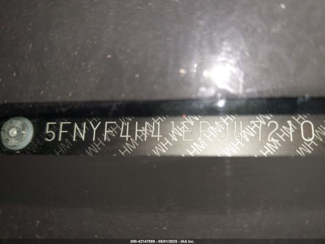 5FNYF4H41EB047210 Honda Pilot Ex